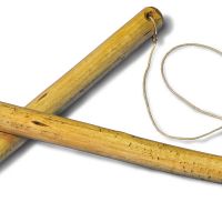 Clapper of wooden sticks