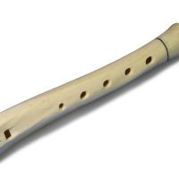 Bone flute with five finger holes